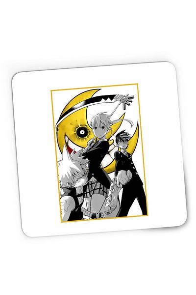 OEM Mousepad Gaming Soul Eater Group Death The Kid Black Star Soul Maka, 21x19 cm