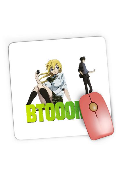 OEM Mousepad Gaming Btooom! Sakamoto Psichological Anime Shounen Manga Cosplay, 21x19 cm