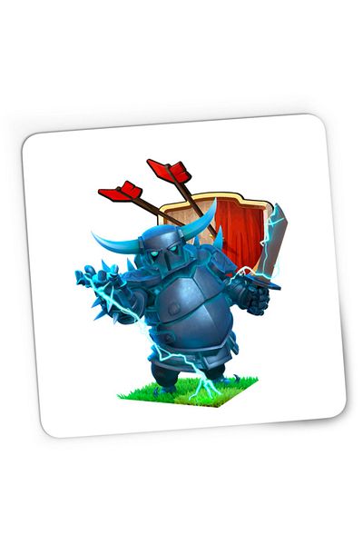 OEM Mousepad Gaming Clash of Clans Thunder Hero Mobile Strategy, 21x19 cm