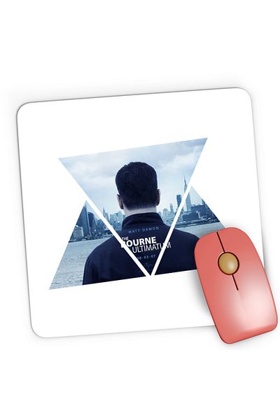 OEM Mousepad Gaming Bourne Triangle Movie American Country, 21x19 cm