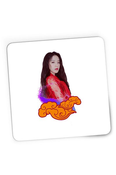 OEM Mousepad Gaming I-DLE Clouds Gorgeous Woman Singer Talent, 21x19 cm