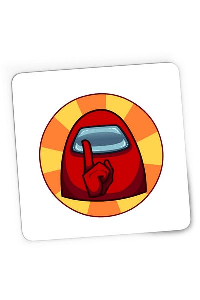 OEM Mousepad Gaming Among Us Sus Shh Silence Vote Out, 21x19 cm