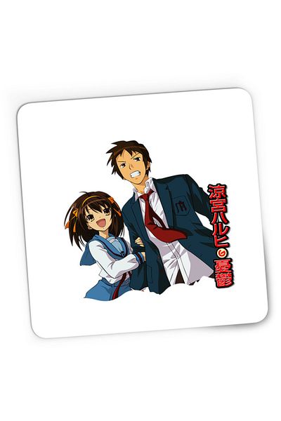 OEM Mousepad Gaming Haruhi Suzumiya Itsuki Random Paranormal Ghost SOS, 21x19 cm