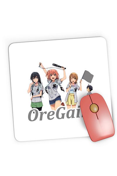 OEM Mousepad Gaming OreGairu School Hamachi MusicTeam Mates, 21x19 cm
