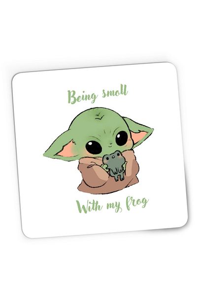 OEM Mousepad Gaming Baby Yoda Frog Eat Kawaii, 21x19 cm