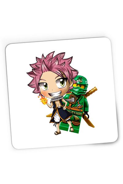 OEM Mousepad Gaming Fairy Tail Ninjago Manga Cartoon, 21x19 cm