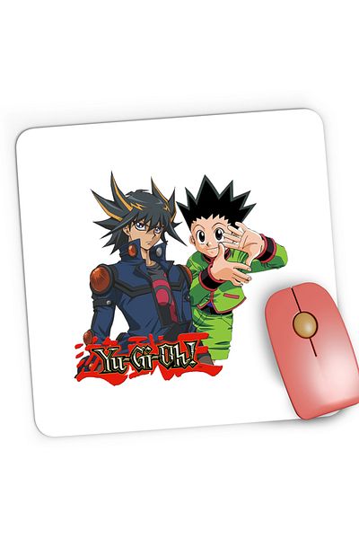 OEM Mousepad Gaming Yu Gi Oh Yusei Fudo Hunter x Hunter Duel Game, 21x19 cm