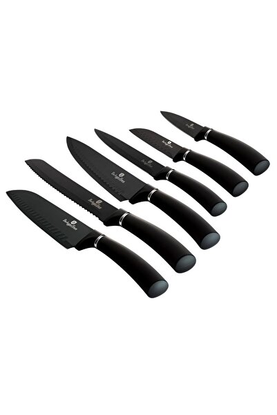 Berlinger Haus Royal Black Collection 6-piece antibacterial knife set