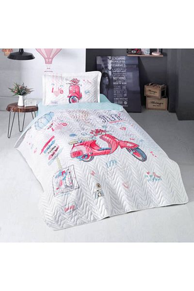 Pucioasa Classy Quilted Single Bedspread (Free Girl)