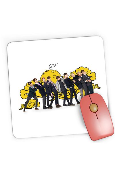 OEM Mousepad Gaming Stray Kids Group Members Band Jeongin Lee Know, 21x19 cm