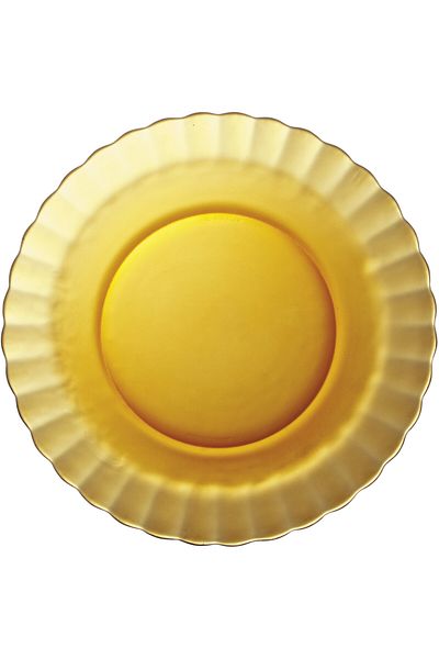shumee Talerz płytki Duralex PICARDIE AMBER pomarańczowy 230 x 20 mm - zestaw 6 szt.