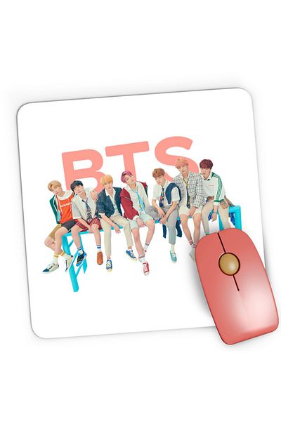 OEM Mousepad Gaming BTS All Members DNA Era Debut World Wide, 21x19 cm