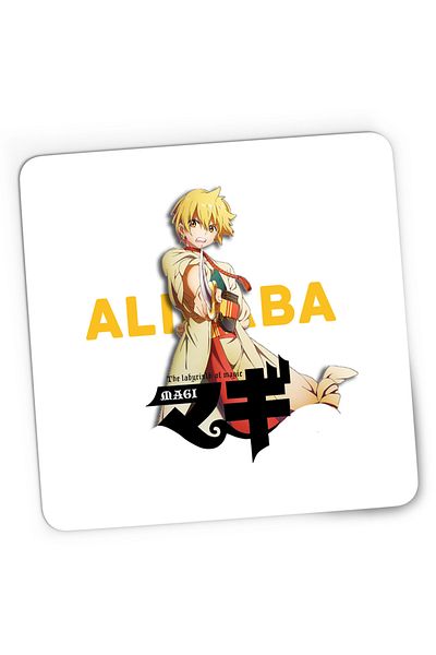 OEM Mousepad Gaming Magi The Labyrinth of Magic Alibaba Fight Pose, 21x19 cm