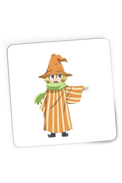 OEM Mousepad Gaming Muhyo Roji Page Klaus Magic Wizard Pumkin Chibi Animation Fantasy, 21x19 cm