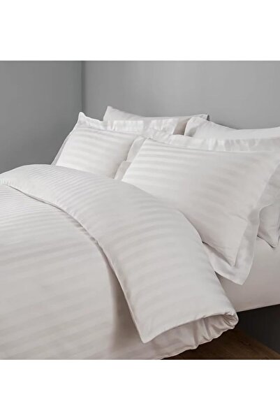INFINI HOMES Soft 100% Cotton 250TC Striped Duvet Cover with Pillow Sham for Home & Luxury Hotel (16