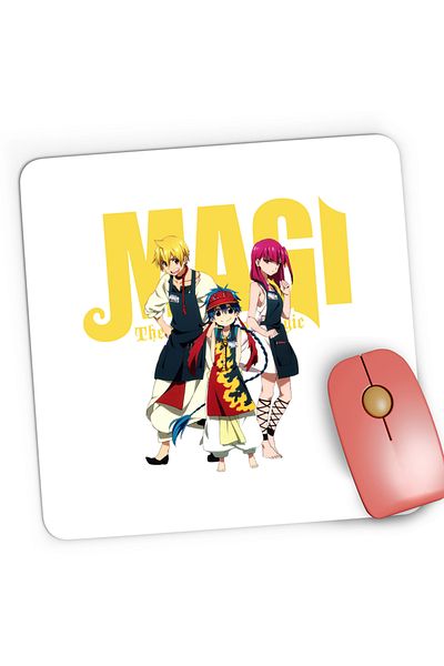 OEM Mousepad Gaming Magi The Labyrinth of Magic Shinobu Ohtaka Anime, 21x19 cm