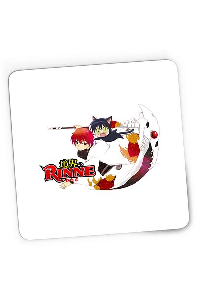 OEM Mousepad Gaming Rin-ne Rin Rokumon Cat Animekage, 21x19 cm
