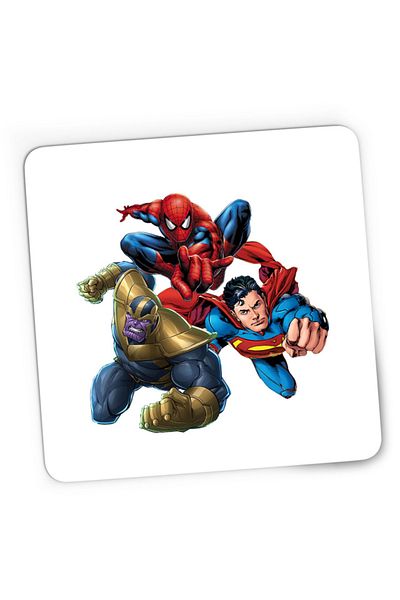 OEM Mousepad Gaming Thanos Superman Spiderman Hero Gems Avangers, 21x19 cm