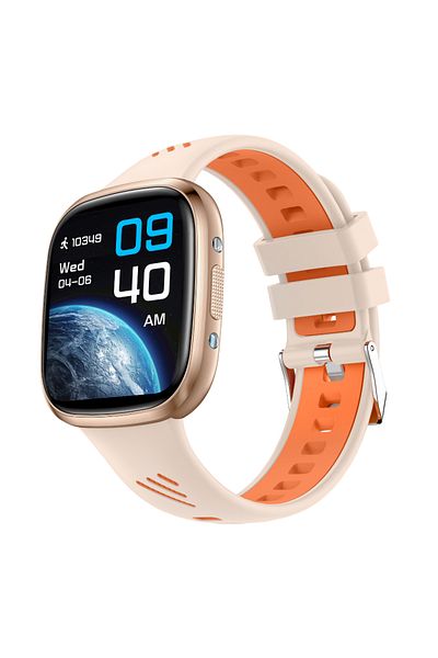 OEM TWINKLER® Smartwatch TKY03 - Unisex Health Monitor, Bluetooth 5.2, Rose Gold, IP68
