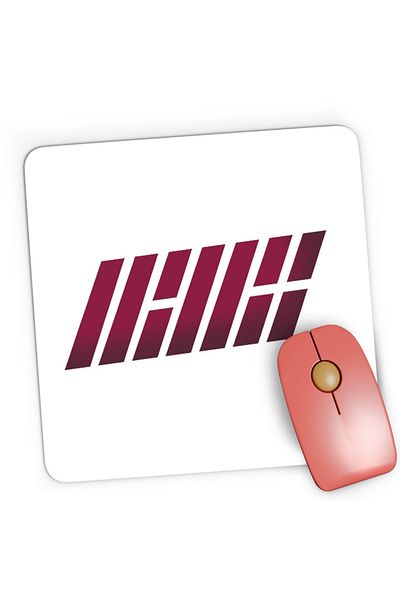 OEM Mousepad Gaming iKon Logo Coreea Flah 7 Members G Entertainment, 21x19 cm