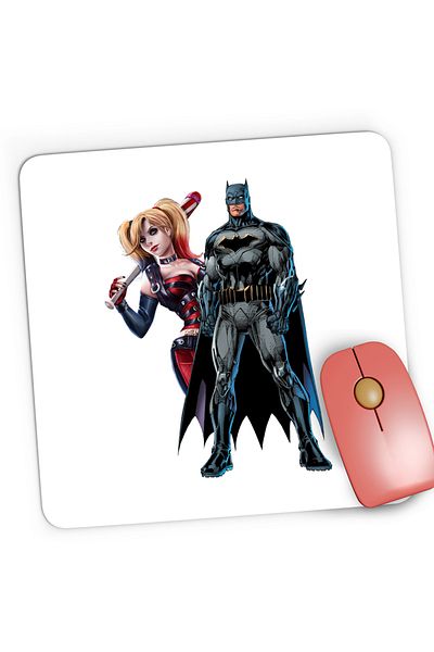 OEM Mousepad Gaming Batman Harley Quinn Joker Margot Bad Girl, 21x19 cm