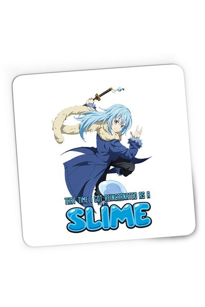 OEM Mousepad Gaming TenSura Slime Isekai Rinmuru OP Overpower Strong, 21x19 cm