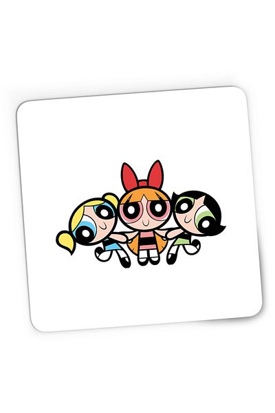 OEM Mousepad Gaming The Powerpuff Girls Cartoon Network Action Kids, 21x19 cm