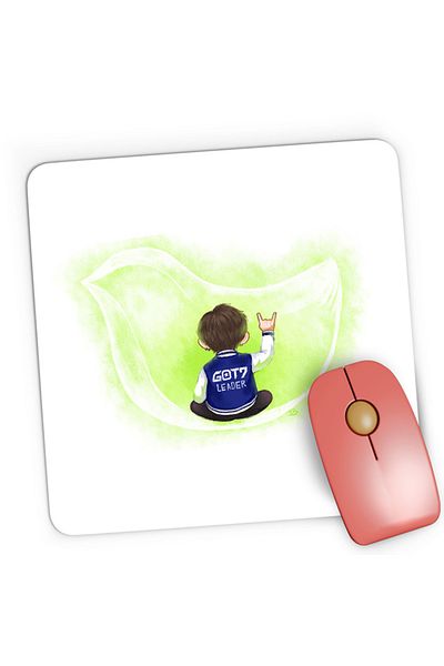 OEM Mousepad Gaming Got7 Leader Light Bulb Rock Music Idol Group, 21x19 cm