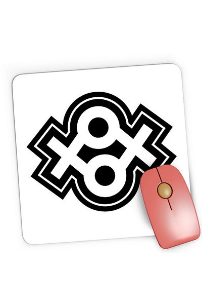OEM Mousepad Gaming NFT XOXO Logo Art Block Chain Value, 21x19 cm