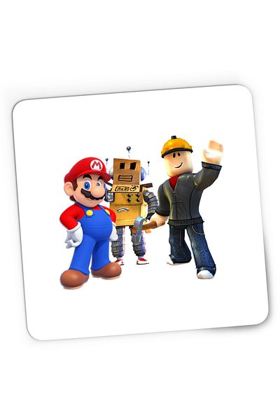 OEM Mousepad Gaming Roblox Mario Video Game Robox Play, 21x19 cm