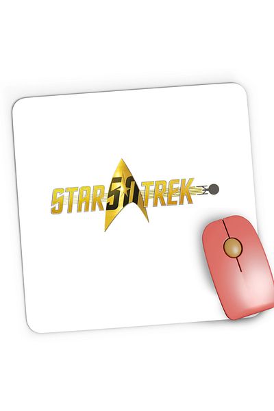OEM Mousepad Gaming Star Trek Logo James Kirk Borg, 21x19 cm