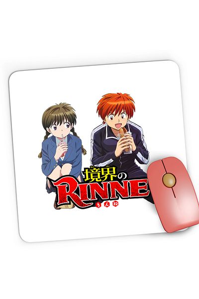 OEM Mousepad Gaming Rin-ne Rinne Sakura Eat Logo, 21x19 cm