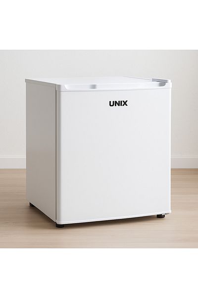 unix Unix Refrigerator, Single Door, 3 Feet, 86 Liters, White -