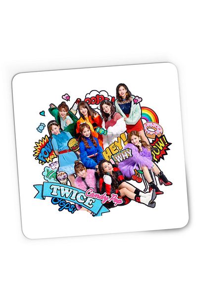 OEM Mousepad Gaming Twice Cartoon WOW Concept Jeongyeon Japan, 21x19 cm