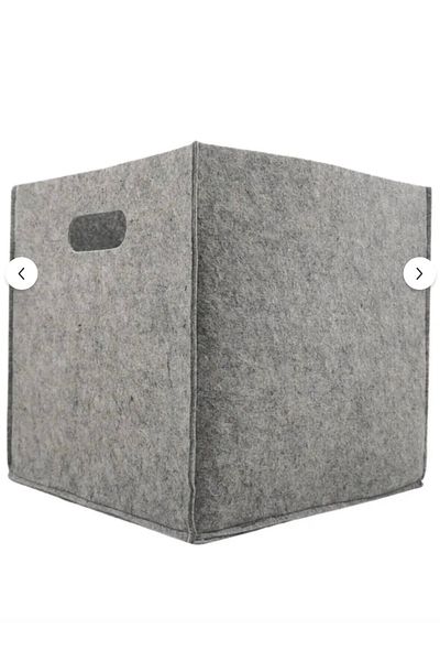 BUTİK1AVM 30 X 30 Multi-Purpose Felt Organizer Basket 100% Felt Inside the Cabinet