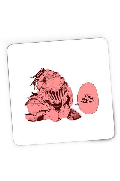 OEM Mousepad Gaming Goblin Slayer Kill Force Gore Anime Otaku Costume Armor, 21x19 cm