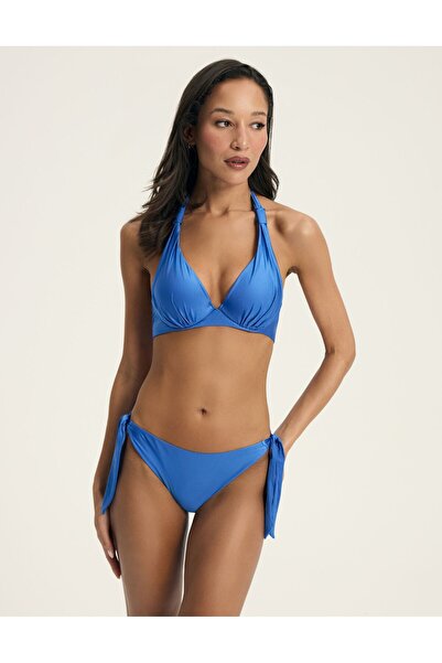 ESOTIQ Push-Up Bikini Top Swim Bra Underwired with Halter Tie Neck Sexy & Elegant | Truffle