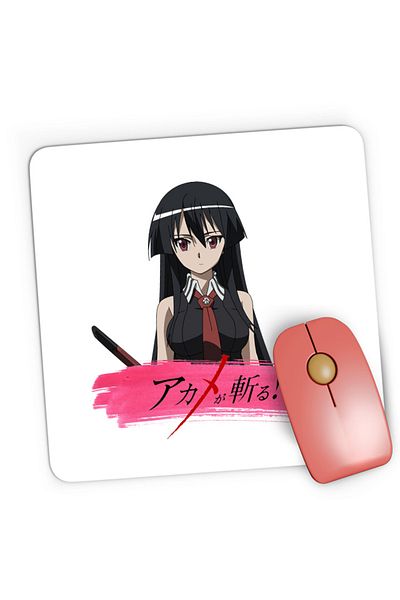 OEM Mousepad Gaming Akame ga Kill Brush Katana Japan Otaku Naruto Manga, 21x19 cm
