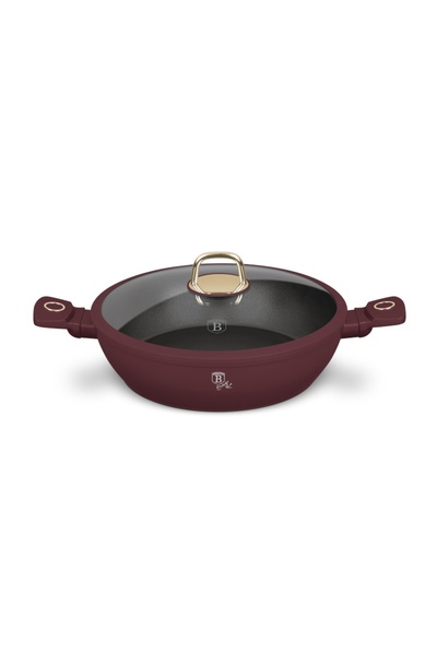 Berlinger Haus deep frying pan Casserole with titanium coating and lid 30 cm Leonardo Collection