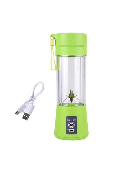 BCT Mini Blender Portabil cu conectare USB si baterie reincarcabila, verde