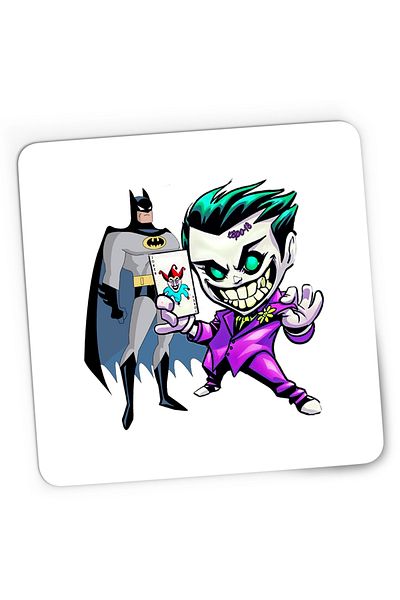 OEM Mousepad Gaming Batman Vs Joker Bruce Death Metal, 21x19 cm