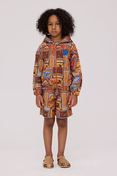 Nebbati Boy Patterned Tracksuit Top