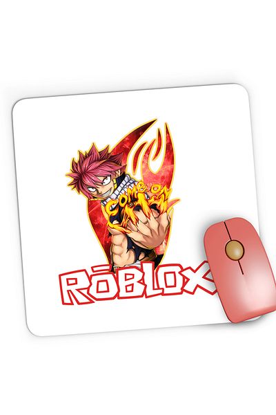 OEM Mousepad Gaming Fairy Tail Natsu Roblox Studio Creator, 21x19 cm