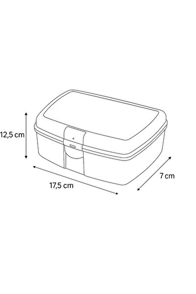 Alper Banyo Superman Desenli Çocuk Okul Beslenme Kabı – Kırmızı Renk Tek Gözlü Öğle Yemeği Kutusu