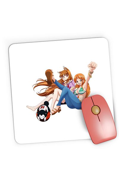 OEM Mousepad Gaming Spice and Wolf Holo One Piece Kuroko no Basket, 21x19 cm