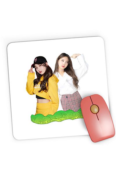 OEM Mousepad Gaming Twice Nayeon Jihyo Icon Wave Cute Girls Dancers, 21x19 cm