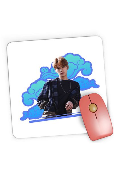 OEM Mousepad Gaming Stray Kids Casual Seungmin Idol Concert Music Feels, 21x19 cm