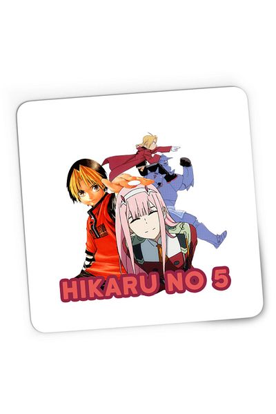 OEM Mousepad Gaming Hikaru no Go Darling in the FranXX Zero Two Full Metal Alchemist, 21x19 cm
