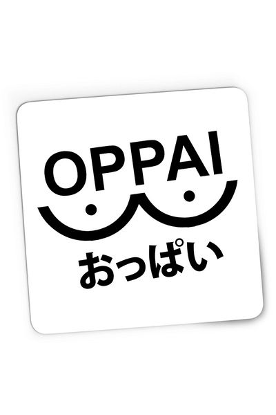 OEM Mousepad Gaming One-Punch Man Oppai Saitama Meme Logo, 21x19 cm