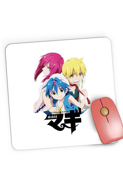 OEM Mousepad Gaming Magi The Labyrinth of Magic Wonder Red Hair Sad, 21x19 cm